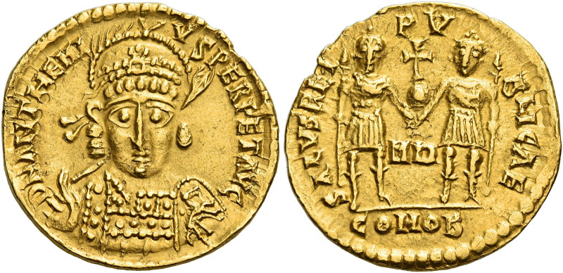 Anthemius, 25th March 467 – 30th June 472
Solidus, Mediolanum 467-472, AV 21 mm...