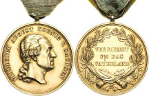 Orden deutscher Länder Sachsen
Silberne Medaille des Militär St. Heinrichs-Ordens Verliehen 1849-1918. Mit späterer Nachvergoldung. Silber, vergoldet...