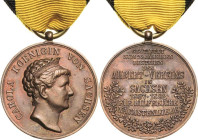 Orden deutscher Länder Sachsen
Bronzene Carola-Medaille Verliehen 1892-1915. (M. Barduleck) Für Krankenpflege des Albert-Vereins. Bronze, oxidiert, 2...
