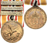 Orden des Deutschen Reiches
China-Denkmünze für Kämpfer Verliehen 1901. Am neuen Band für Kämpfer mit 3 Gefechtsspangen TSEKIGKWAN", "LIANG- HSIANG-H...