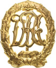 Orden des Dritten Reiches
Deutsches Turn- und Sportabzeichen in Gold Verliehen 1913-1934. Bronze vergoldet, Mit Rv-Punze: H. WERNSTEIN JENA-LÖBSTEDT,...