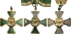 Auszeichnungen deutscher Kriegervereine
Sächsischer- Militär- Vereins- Bund Ehrenkreuz nach 1925 (Glaser & Sohn) für 50-jährige Bundeszugehörigkeit, ...