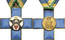 Rotes Kreuz Sachsen
Albertvereins-Ehrenkreuz 2. Klasse ohne Kriegsdekoration (sogenannter Carola-Orden für Verdienste um das Rote Kreuz) am Dreiecksb...