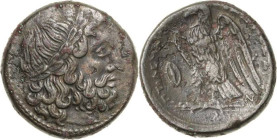 Ägypten Königreich der Ptolemäer
Ptolemaios II. Philadelphos 285-246 v. Chr Bronze, Alexandria Kopf des Zeus Ammon nach rechts / Adler nach links, da...