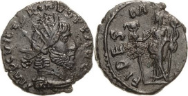 Kaiserzeit
Victorinus 269-270 Antoninian 269/270, Colonia Claudia Ara Agrippinensium Brustbild mit Strahlenkrone nach rechts, IMP C PIAV VICTORINVS P...