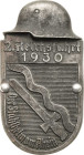 Auto- und Motorradmedaillen und -plaketten
 Einseitige versilberte Bronzeplakette 1930. 2. Reichsfahrt - Der Stahlhelm am Rhein. Schwert neben stilis...