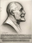 Personenmedaillen
Welsbach, Carl Freihauer v. 1858-1929 Einseitige Silberplakette 1928 (L. Hujer) Auf den Chemiker Carl Auer v. Welsbach. Brustbild n...