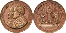 Reformation-Ereignisse und Jubiläen
 Bronzemedaille 1839 (C. Pfeuffer) 300 Jahre Reformation in Berlin. Brustbilder von Joachim II. und Friedrich Wil...