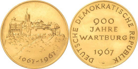 Reformation-Ereignisse und Jubiläen
 Goldmedaille 1967 (Gustav Weidanz/Münze der DDR) 450 Jahre Reformation. Wartburg zu Eisenach / 2 Zeilen Schrift....