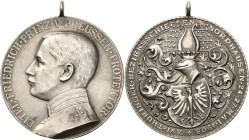 Schützenmedaillen
Nordhausen Silbermedaille 1908 (J. Limburg/Oertel) 16. Thüringer Bezirksschießen. Brustbild Eitel Friedrich Prinz von Preußen nach ...