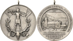 Schützenmedaillen
Stuttgart Silbermedaille 1927 (Mayer & Wilhelm) 15. Gauverbandsschießen der Unterländischen Zimmerschützenvereinigung und das 35jäh...