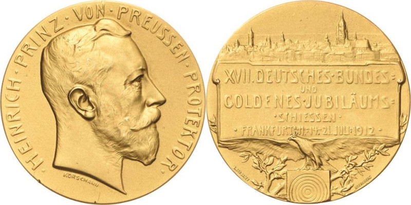 Schützenmedaillen - Bundesschießen
XVII. Deutsches Bundesschießen 1912 - Frankf...
