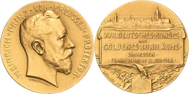 Schützenmedaillen - Bundesschießen
XVII. Deutsches Bundesschießen 1912 - Frankf...