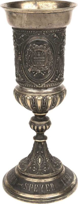 Schützenmedaillen - Schützenpokale
Speyer Silberner Schützenpokal, teils vergol...