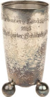 Schützenmedaillen - Schützenpokale
Stuttgart Silberbecher o.J. (graviert 1925). 30. Württemberg Landesschießen - Stuttgarter Schützengilde. 3 Zeilen ...
