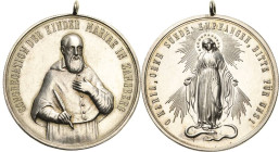 Wallfahrtsmedaillen
 Silbermedaille Das Klosters der Salesianerinnen für die Kongregation der Kinder Mariae. Hüftbild des Franz von Sales fast von vo...