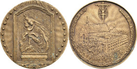 Wallfahrtsmedaillen
 Bronzegussmedaille o.J. Minoriten-Kloster Schwarzenberg. Ansicht des Gnadenbildes / Ansicht der Klosteranlage, darüber Kruzifix....