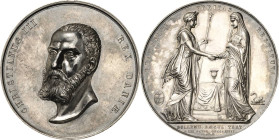 Dänemark
Frederik VI. 1808-1839 Silbermedaille 1836 (Christensen) 300 Jahre Reformation. Kopf Christian III. halblinks / Dania und Religio reichen si...