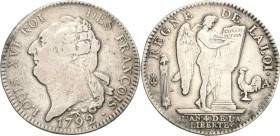 Frankreich
Ludwig XVI. 1774-1793 Ecu constitutionnel 1792, A-Paris Gadoury 55 Droulers 901 Duplessy 1718 Davenport 1335 Sehr schön