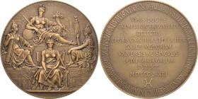 Frankreich
Dritte Republik 1870-1940 Bronzemedaille 1874 (Chaplain) Internationale Gesellschaft zur Einführung für das metrische System. Scientia umg...