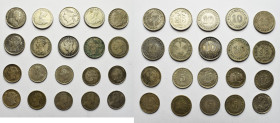 Großbritannien
Lot-21 Stück Interessantes Lot von britischen Kolonialprägungen des 19. und 20. Jhd. Dabei u.a. folgende Nominale: British Honduras-5 ...