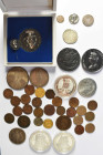 Allgemeine Lots
Lot-40 Stück Buntes Konvolut von der Antike bis zur Moderne. Darunter ein Denar des Kaiser Augustus, Spitz- und Schildgroschen der Me...