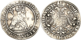 Habsburg
Ferdinand I. 1521-1564 Taler 1559, Prag Münzmeister Ludwig Neufahrer.Brustbild Ferdinands I. nach rechts mit Zepter / Doppeladler mit 4-feld...