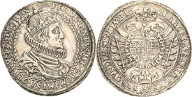 Habsburg
Ferdinand II. als Erzherzog 1592-1618-1637 Doppeltaler 1621, Graz Davenport 3101 Herinek 304 58.56 g. Selten. Avers Felder leicht bearbeitet...