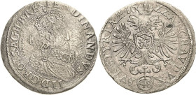 Habsburg
Ferdinand II. 1619-1637 Kipper-48 Kreuzer 1622, Graz Herinek 827 8.67 g. Äußerst selten. Leicht korrodiert, sehr schön/sehr schön-vorzüglich...