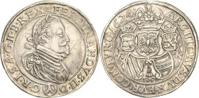 Habsburg
Ferdinand II. 1619-1637 Taler 1624, Wien Voglhuber 154/IV Davenport 3083 Herinek 380 Selten. Avers kl. Graffiti, sehr schön-vorzüglich/vorzü...