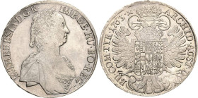 Habsburg
Maria Theresia 1740-1780 Taler 1763, Hall Voglhuber 274/I Davenport 1120 Eypeltauer 79 Herinek 458 M./T. 74 var Selten in dieser Erhaltung. ...