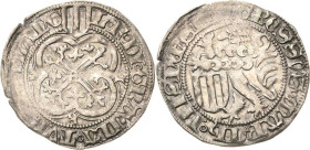 Sachsen, Haus Wettin, Groschenzeit
Kurfürst Friedrich II. von Sachsen, der Sanftmütige 1428-1464 Pfahlschildgroschen o.J. (1456), L-Leipzig Umschrift...