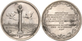 Augsburg-Stadt
 Silbermedaille 1796 (J.J. Neuss) Auf die bewaffnete Bürgerwehr, gewidmet von den Bürgern der Stadt. Stadtansicht, davor das Stadtpyr ...