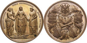 Augsburg-Stadt
 Bronzemedaille 1870 (Drentwett) Sieg über Frankreich. Germania zwischen Einheit und Friede / 5 Wappen um Tropaion. 41 mm, 28,42 g For...