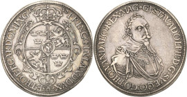 Augsburg-unter schwedischer Besetzung
Gustav II. Adolf 1611-1632 Taler 1632. Mit Titel und Porträt Gustav II. Adolph von Schweden Forster 240 Davenpo...