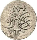 Sachsen-Kurlinie ab 1486 bis 1547 (Ernestiner)
Johann Friedrich und Georg 1534-1539 Einseitiger Pfennig 1534, T-Buchholz Keilitz 148 Keilitz/Kohl 97 ...