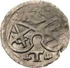 Sachsen-Kurlinie ab 1486 bis 1547 (Ernestiner)
Johann Friedrich und Georg 1534-1539 Einseitiger Pfennig 1535, T-Buchholz Keilitz 148 Keilitz/Kohl 97 ...