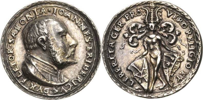 Sachsen-Kurlinie ab 1486 bis 1547 (Ernestiner)
Johann Friedrich der Großmütige ...