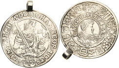 Sachsen-Kurlinie ab 1547 (Albertiner)
Johann Georg I. und August 1611-1615 Taler 1611, Schwan-Dresden Revers das Mzz. Schwan unter dem Brustbild. Am ...