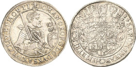 Sachsen-Kurlinie ab 1547 (Albertiner)
Johann Georg I. (1611-) 1615-1656 Taler 1624, Schwan-Dresden C/K 156 Schnee 818 Davenport 7601 Seltener Jahrgan...