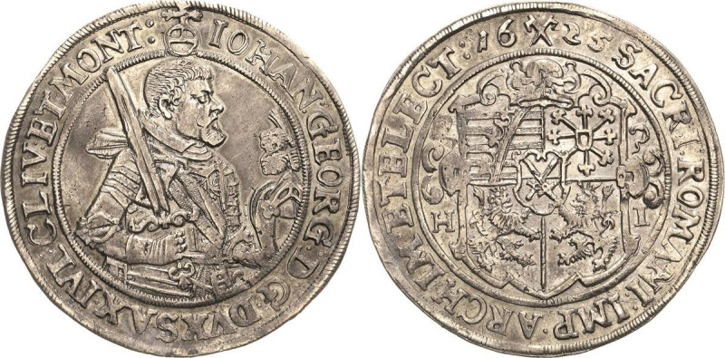 Sachsen-Kurlinie ab 1547 (Albertiner)
Johann Georg I. (1611-) 1615-1656 1/2 Tal...