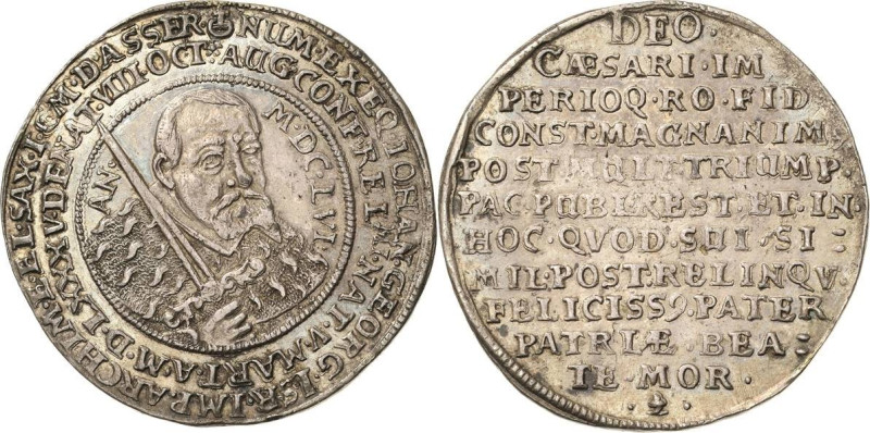 Sachsen-Kurlinie ab 1547 (Albertiner)
Johann Georg I. (1611-) 1615-1656 1/2 Tal...