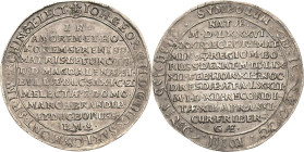 Sachsen-Kurlinie ab 1547 (Albertiner)
Johann Georg II. 1656-1680 Taler 1659, Eichel-Dresden Auf den Tod seiner Mutter Magdalena Sibylla von Brandenbu...