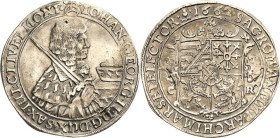 Sachsen-Kurlinie ab 1547 (Albertiner)
Johann Georg II. 1656-1680 1/2 Taler 1662, CR-Dresden Erbländischer Halbtaler C/K 408 Kohl 222 Sehr selten. Min...