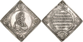 Sachsen-Kurlinie ab 1547 (Albertiner)
Johann Georg II. 1656-1680 Talerklippe nach Zinnaischem Fuß 1678, o. Mzz.-Dresden Herkulesschießen zur Eröffnun...