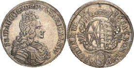 Sachsen-Kurlinie ab 1547 (Albertiner)
Friedrich August I., der Starke 1694-1733 2/3 Taler 1696, EPH-Leipzig Riffelrand Kahnt 113 Davenport 818 Kohl 3...