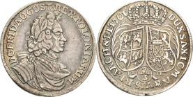 Sachsen-Kurlinie ab 1547 (Albertiner)
Friedrich August I., der Starke 1694-1733 2/3 Taler 1701, ILH-Dresden Kahnt 119 Davenport 819 Kohl 354 Kopicki ...