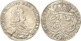 Sachsen-Kurlinie ab 1547 (Albertiner)
Friedrich August I., der Starke 1694-1733 2/3 Taler 1704, ILH-Dresden Mit schmalerem Brustbild Kahnt 119 Kohl 3...