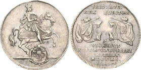 Sachsen-Kurlinie ab 1547 (Albertiner)
Friedrich August I., der Starke 1694-1733 1/8 Taler 1711, ILH-Dresden Vikariat Kahnt 287 Kohl 443 Kopicki 11103...