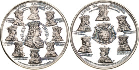 Sachsen-Kurlinie ab 1547 (Albertiner)
Friedrich August I., der Starke 1694-1733 Große Silbermedaille 1711 (2020) (nach Krieger/ Glaser & Sohn Dresden...
